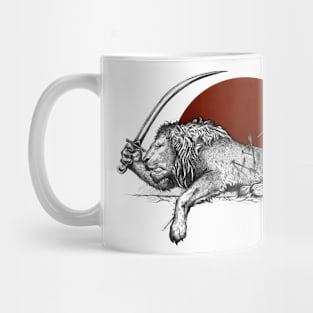 Tired-Lion Mug